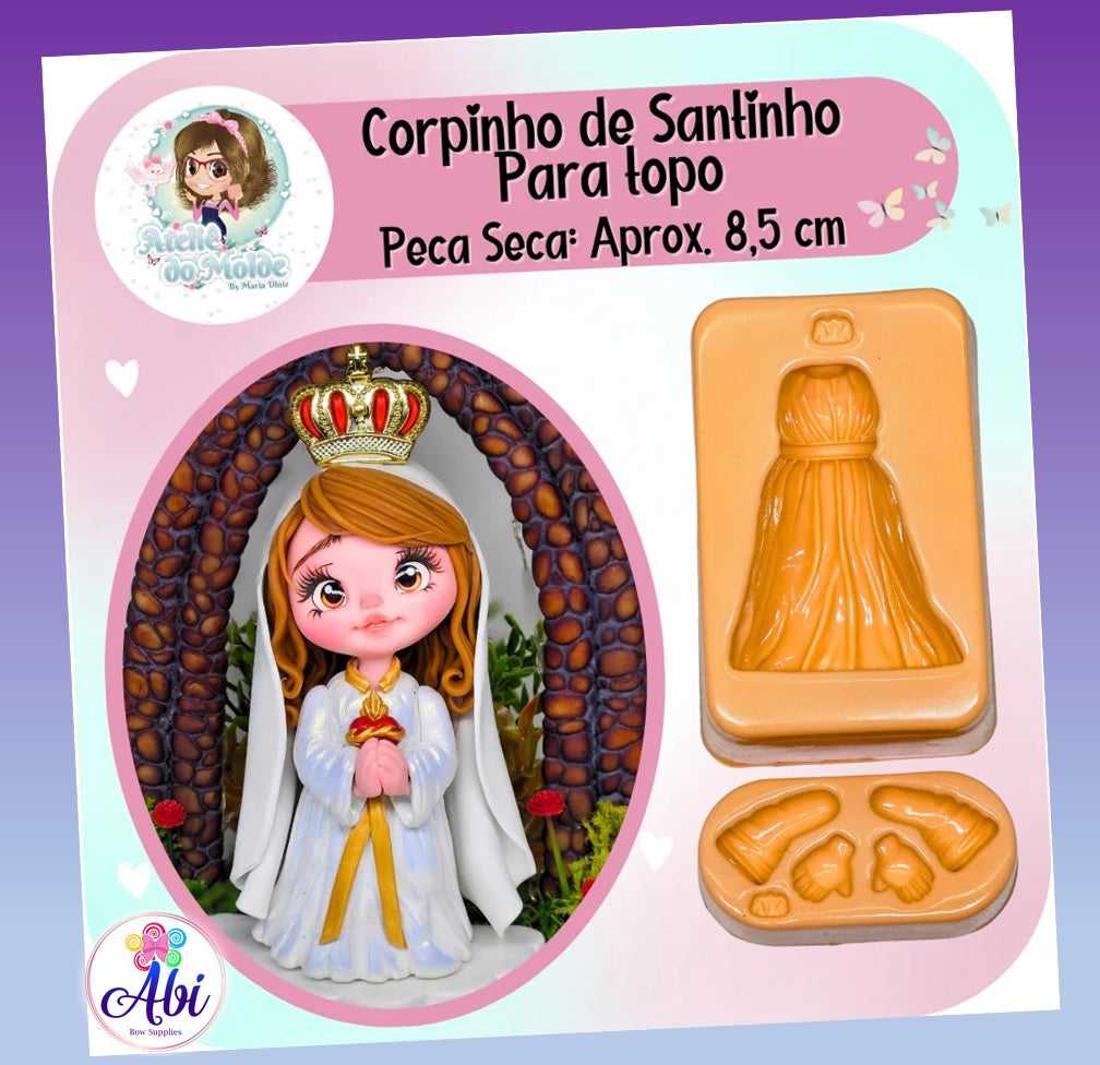 Molde de Silicon Corpinho de Santinho para Topo AdM