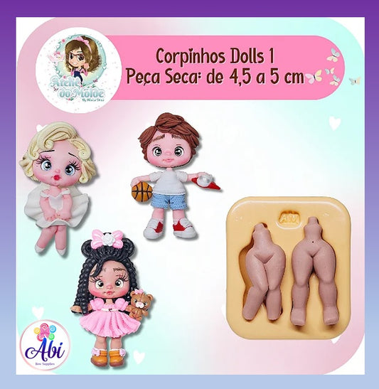 Molde de Silicon Corpinho Dolls 1 AdM