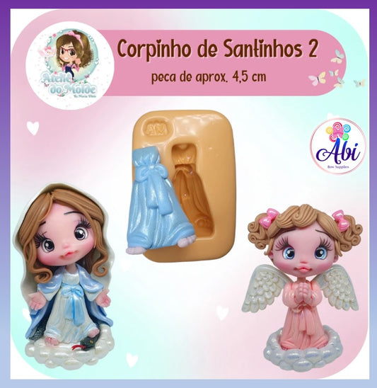 Molde de Silicon Corpinhos de Santinhos 2 AdM