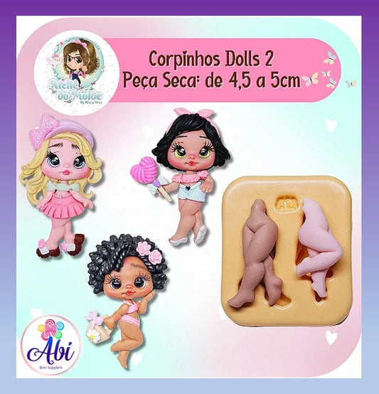 Molde de Silicon Corpinho Dolls 2 AdM