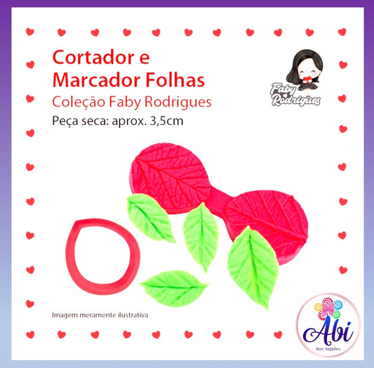 Cortador y Marcador Folhas (Hojas) Faby Rodrigues