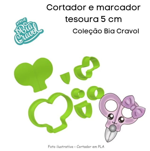Cortador e Marcador Tesoura 5cm
