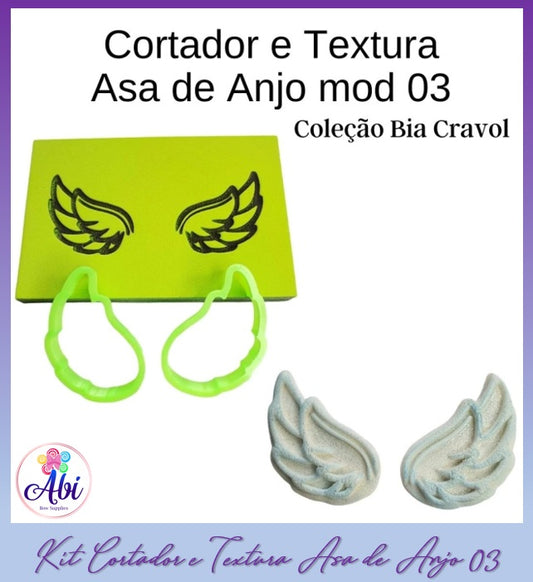 Kit Cortador e Textura Asa de Anjo mod 03 BC