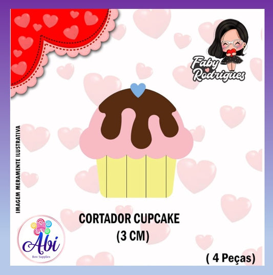 Cortador Cupcake 3 cm Faby Rodrigues