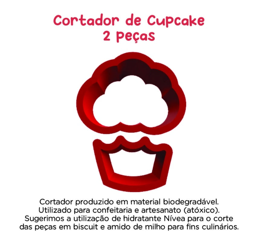 Cortador Cupcake 4cm Faby Rodrigues