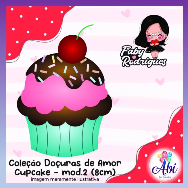 Cortador Cupcake mod 2 Faby Rodrigues