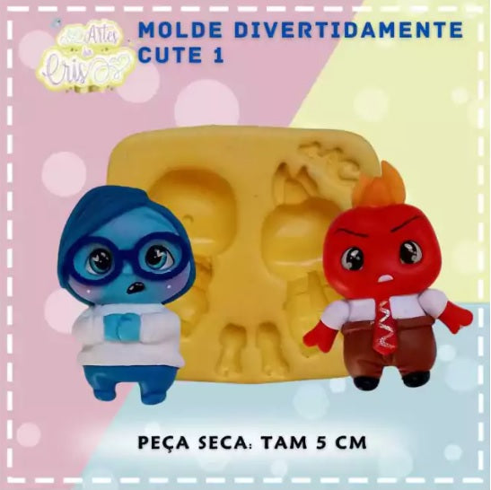 Moldes de Silicon Combo Divertidamente Cute AC