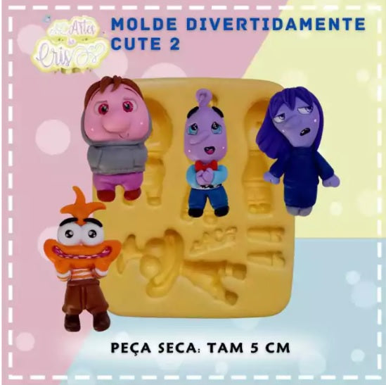 Moldes de Silicon Combo Divertidamente Cute AC