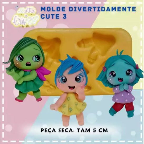 Moldes de Silicon Combo Divertidamente Cute AC