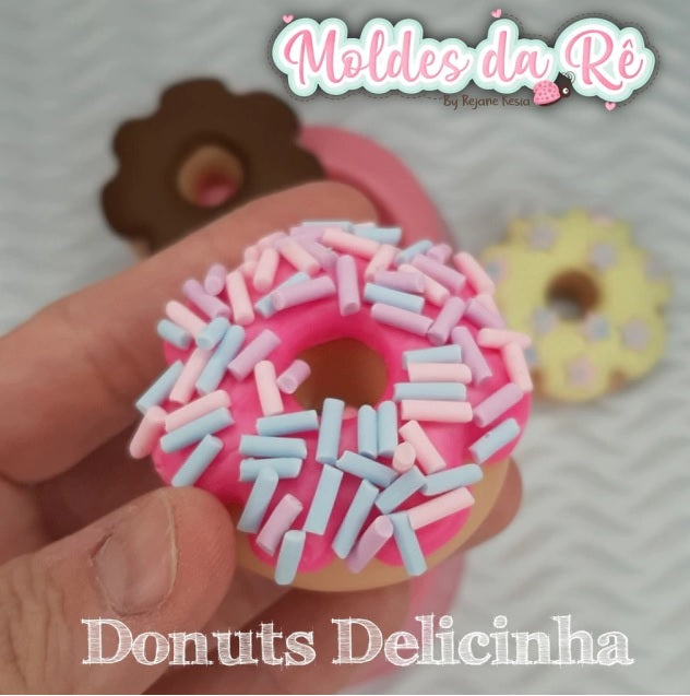 Molde de Silicon Donuts Delicinha MDR