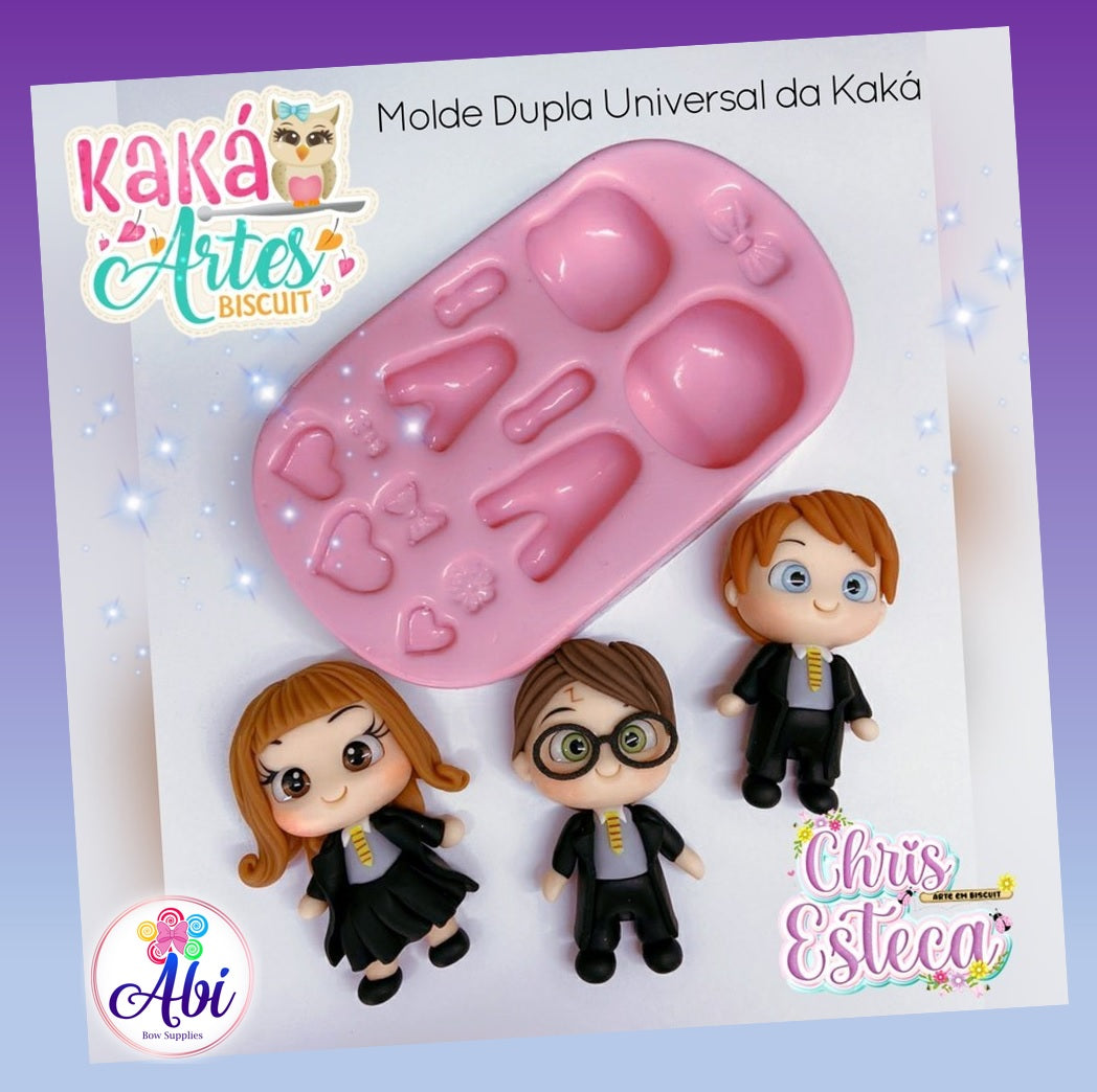Molde de Silicon Dupla Universal da Kaka