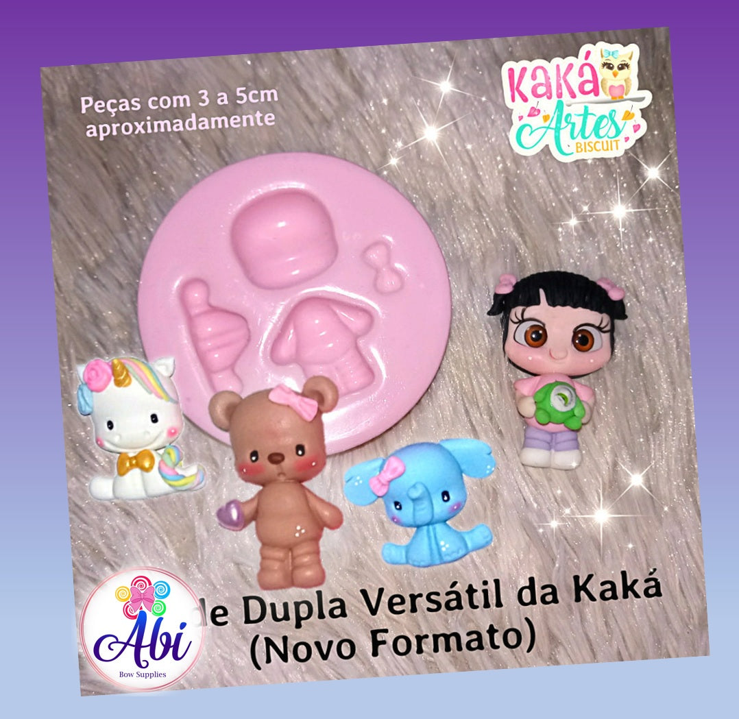 Molde de Silicon Dupla Versatil da Kaka