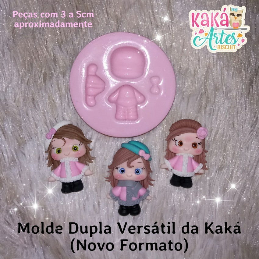 Molde de Silicon Dupla Versatil da Kaka