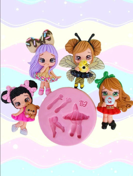 Molde de Silicon Estilo Doll BJ