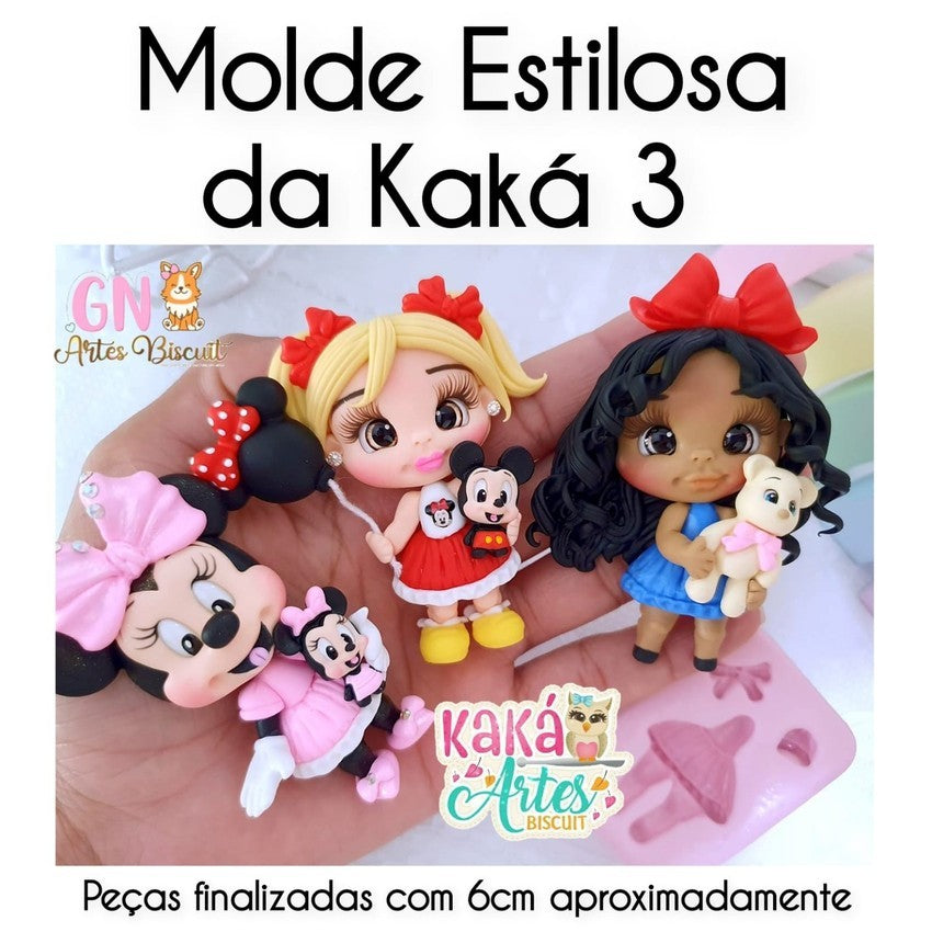 Molde de Silicon Estilosa da Kaka 3