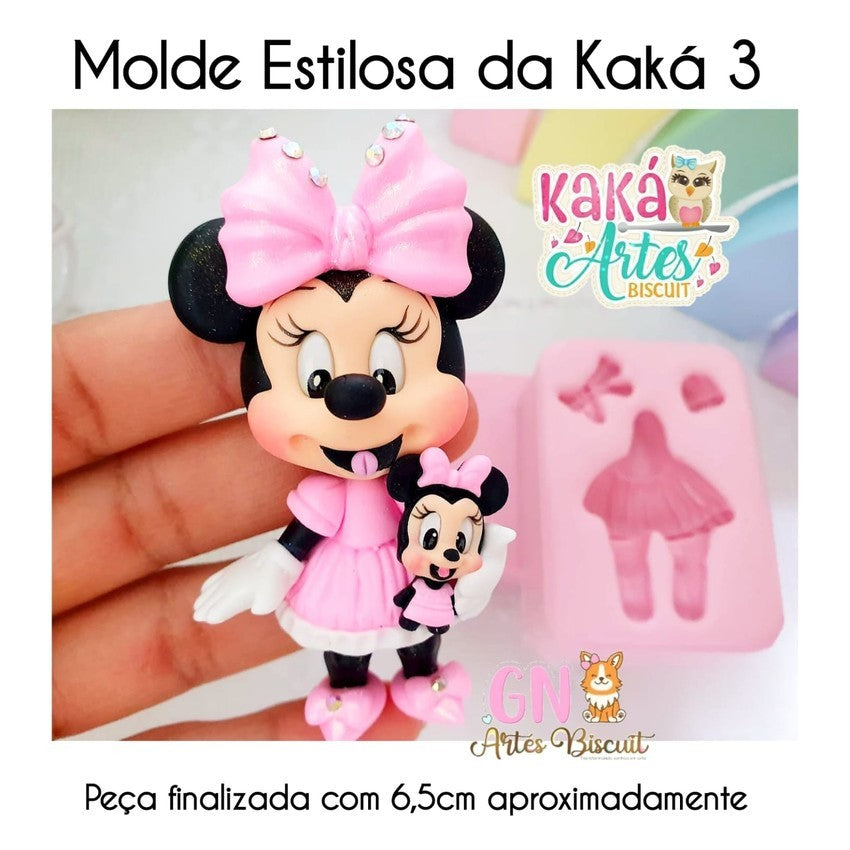 Molde de Silicon Estilosa da Kaka 3