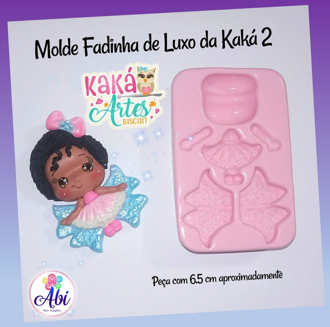 Molde de Silicon Fadinha de Luxo da Kaka 2