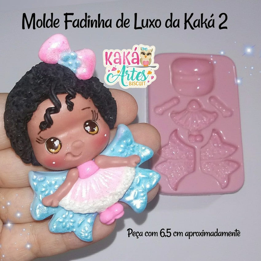 Molde de Silicon Fadinha de Luxo da Kaka 2