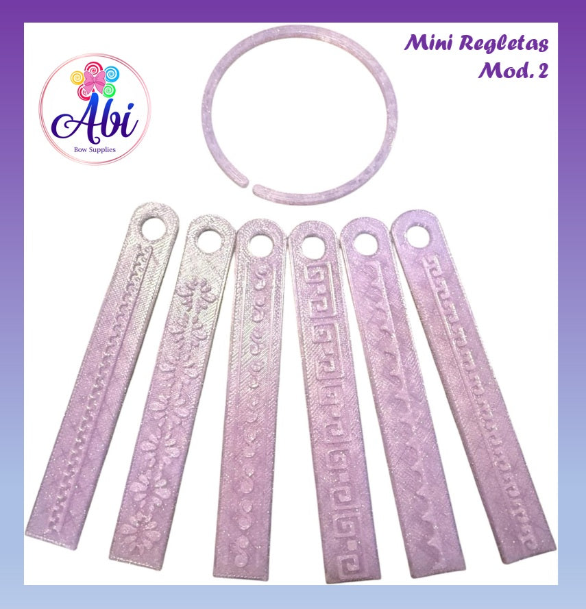 Mini Regletas Texturizadoras Mod. 2. Abi