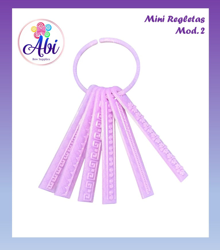 Mini Regletas Texturizadoras Mod. 2. Abi