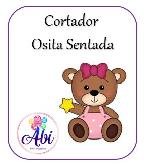 Cortador Osito Sentado. Abi