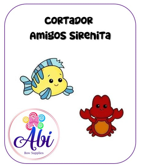 Cortador Amigos Sirenita. Abi
