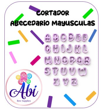 Cortador Abecedario Mayusculas. Abi