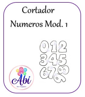 Cortadores Numeros Mod. 1. Abi
