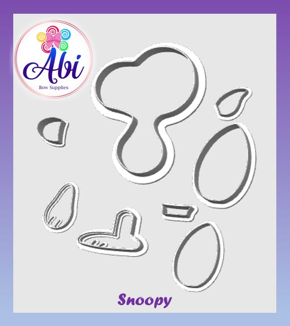 Cortador Snoopy. Abi