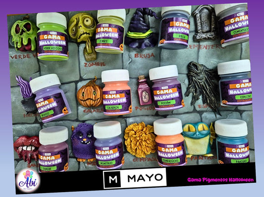 Gama Pigmentos Super Concentrados Halloween Mayo Manualidades