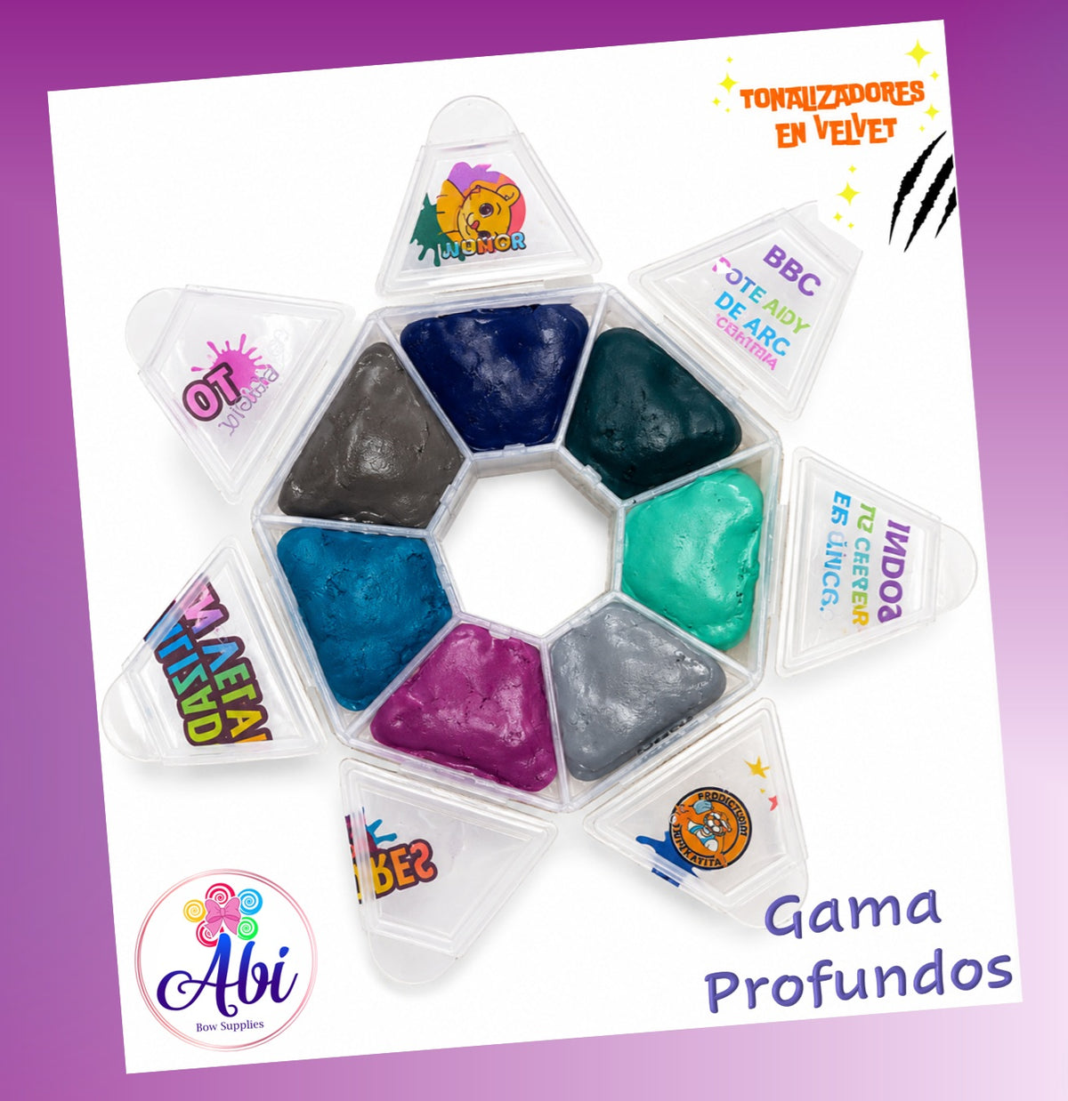 Tonalizadores en Velvet Gama Profundos. Trigueros Flex