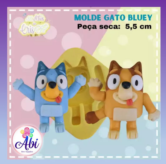 Molde de Silicon Gato Bluey AC