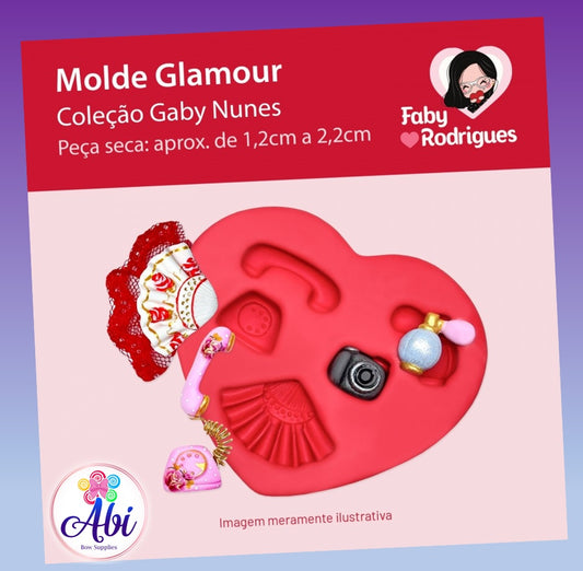 Molde de Silicon Glamour. Faby Rodrigues