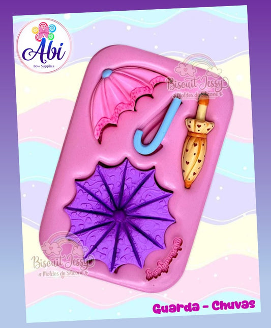 Molde de Silicon Guarda Chuvas. Biscuit Jessy