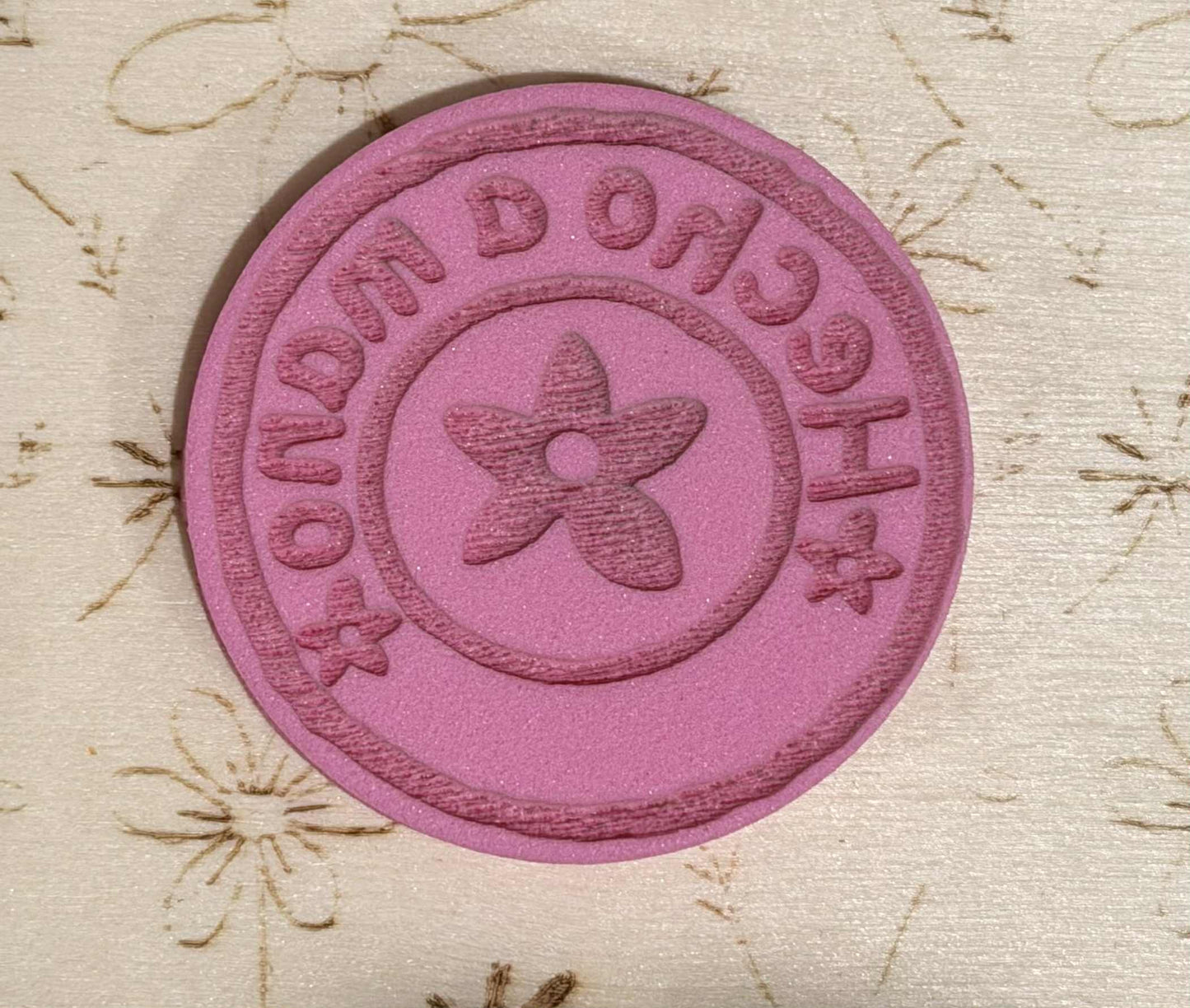 Sello de Relieve "Hecho a mano"