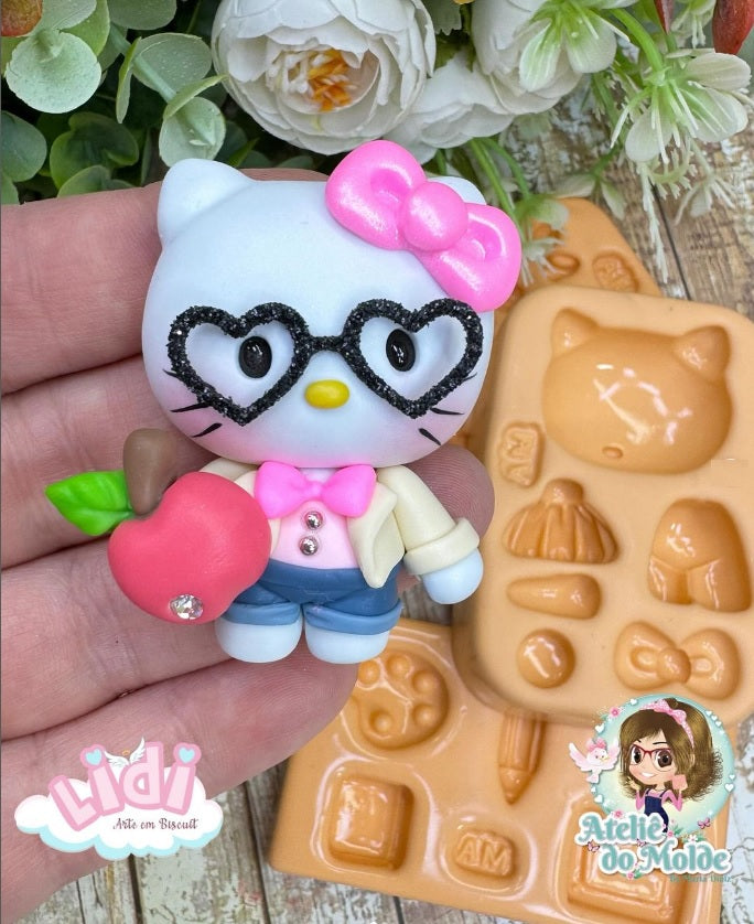 Molde de Silicon Hello Cute AdM