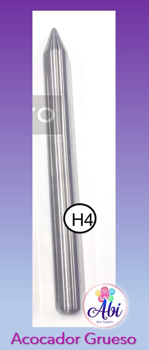 Herramienta de Acero Inoxidable Acocador Grueso Punta Corta H-4 Mayo Manualidades
