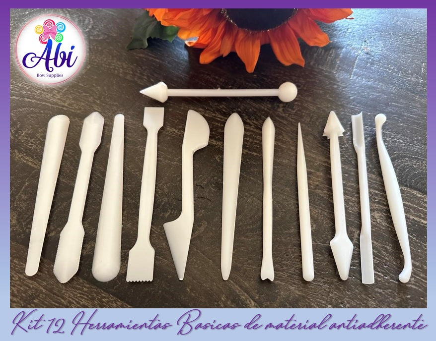 Kit 12 Herramientas Basicas de Material Antiadherente