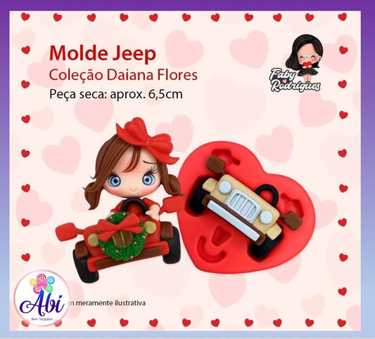 Molde de Silicon Jeep FR