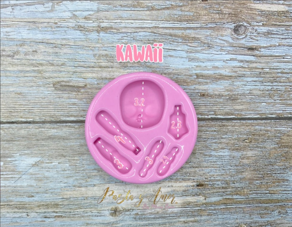 Molde de Silicon Kawaii MB