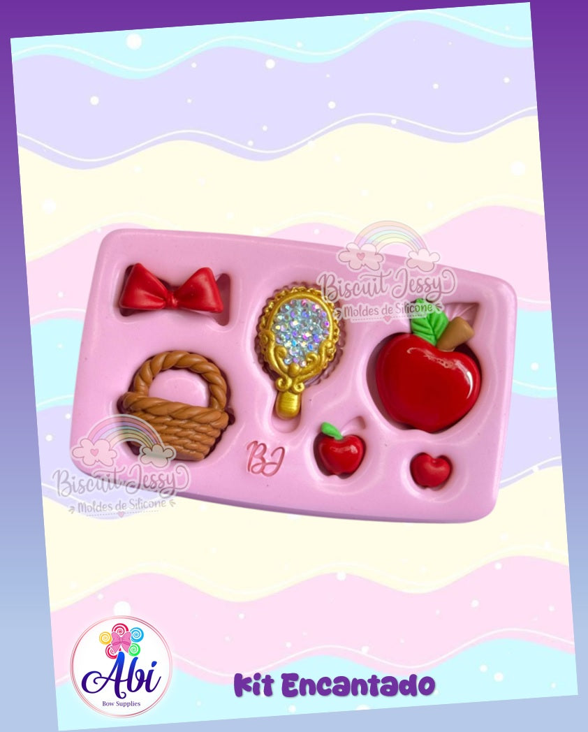 Molde de Silicon Kit Encantado Biscuit Jessy