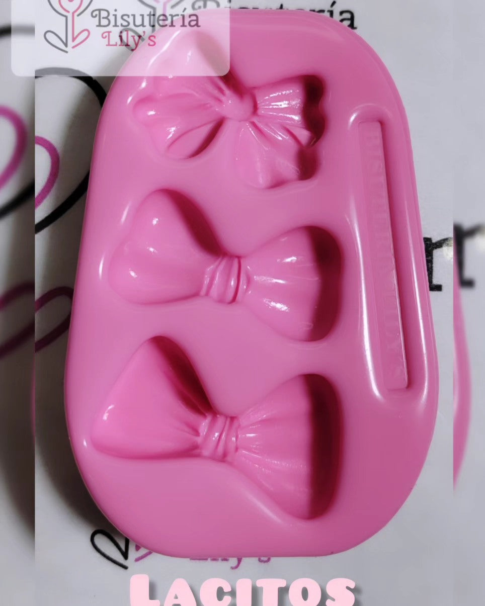 Molde de Silicon Lacitos. Coleccion Ternuritas Bisuteria Lily's