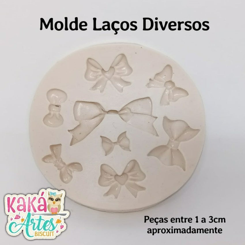 Molde de Silicon Lacos Diversos Kaka Artes