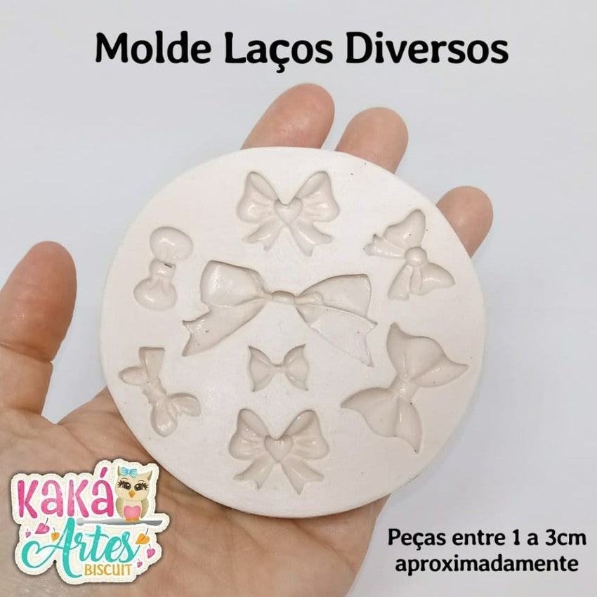 Molde de Silicon Lacos Diversos Kaka Artes