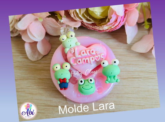 Molde de Silicon Lara Campos Pretty Clays