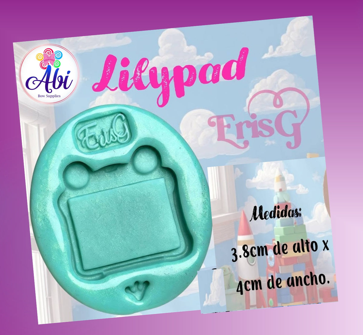 Molde de Silicon Lilypad. Eris Gonzalez