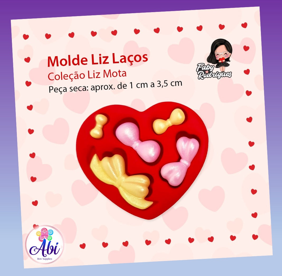 Molde de Silicon Liz Lacos. Faby Rodrigues