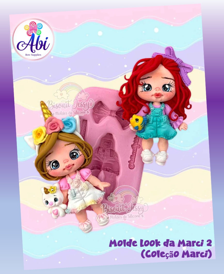 Molde de Silicon Look da Marci 2. Biscuit Jessy