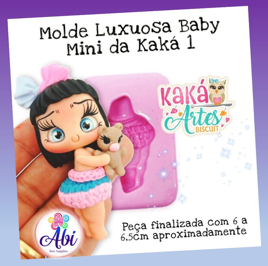Molde de Silicon Luxuosa Baby Mini da Kaka 1