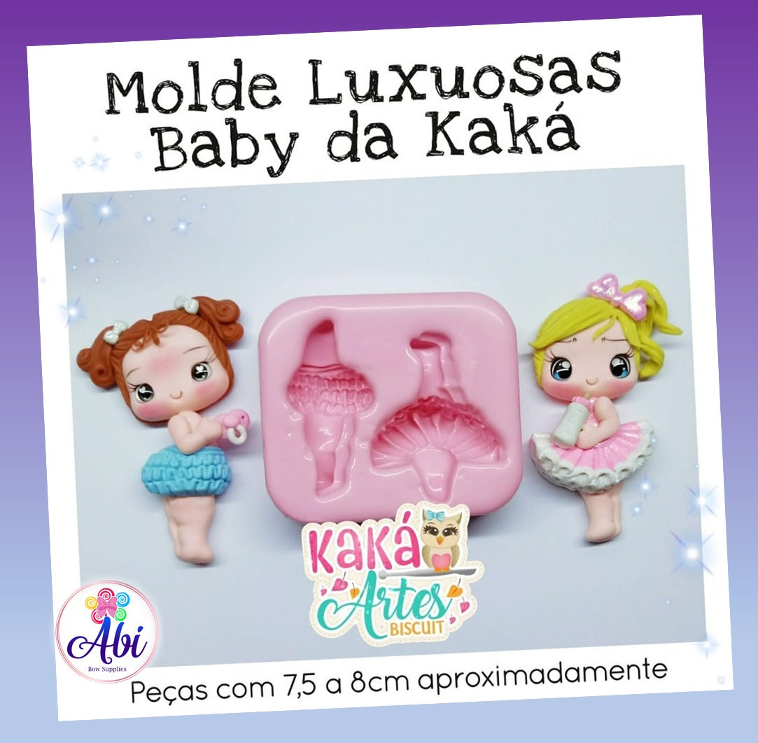 Molde de Silicon Luxuosas Baby da Kaka